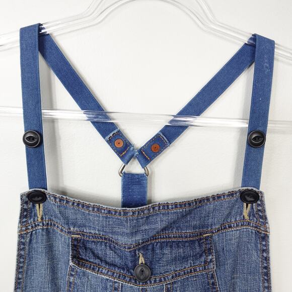 Vintage Y2K AG Adriano Goldschmied Denim Jean Skirt Overalls Skirtall size 32R - Picture 10 of 16
